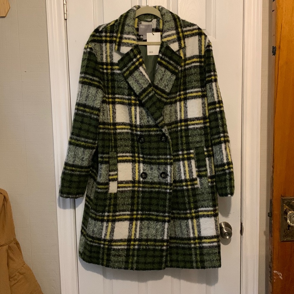 BNWT XL ASOS Long Fuzzy Shacket